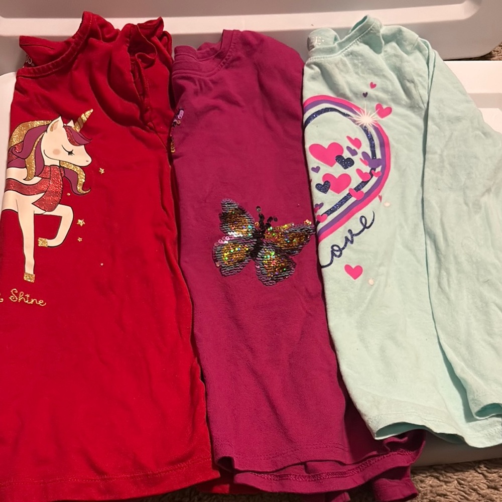 The Children's Place Mint Heart Graphic Tee